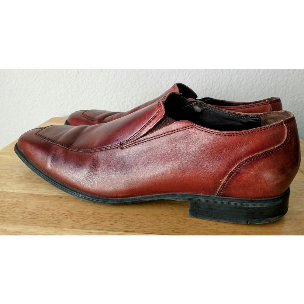 COLE HAAN Air Jefferson 2 Gore II Brown Leather Loafers 10.5 Slip On Work - Picture 2 of 8